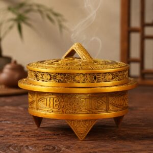 Toad Copper Alloy Incense Burner Animal Sculpture, approved hero product view.