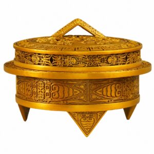 Toad Copper Alloy Incense Burner Animal Sculpture, approved main product view.