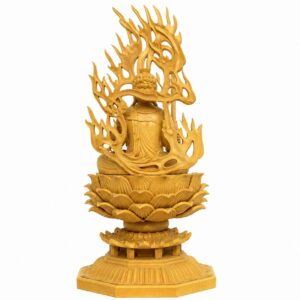 Approved product image of the Fudo Myoo Wood Statue.