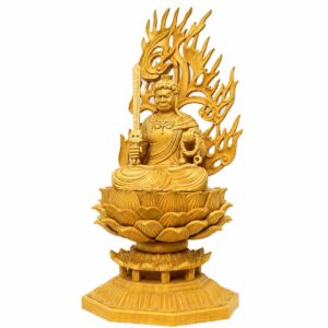 Approved product image of the Fudo Myoo Wood Statue.