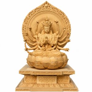Cundi Bodhisattva Wood Statue, approved main product view.