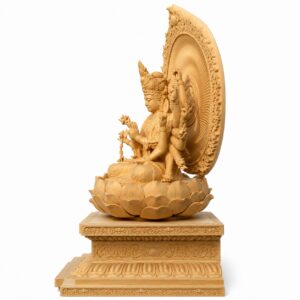 Cundi Bodhisattva Wood Statue, approved main product view.