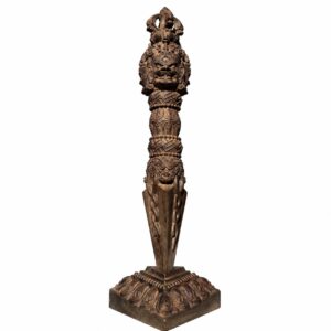 Phurba Vajra Pestle Wood Figurine, approved main product view.