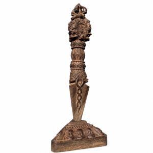 Phurba Vajra Pestle Wood Figurine, approved main product view.
