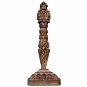 Phurba Vajra Pestle Wood Figurine, approved main product view.