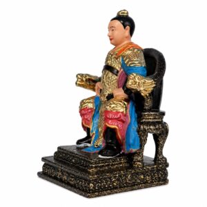 Nezha Prince Wood Figurine with, approved main product view.