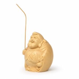 Ebisu and Daikokuten Wood Statue, approved main product view.