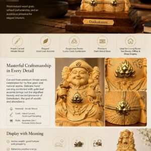 Approved product image of Mahakala Wood Statue. Inspect the listed facts separately.