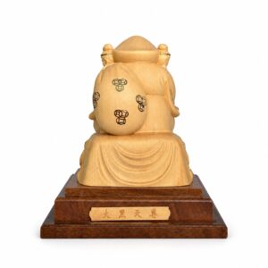 Approved product image of Mahakala Wood Statue. Inspect the listed facts separately.