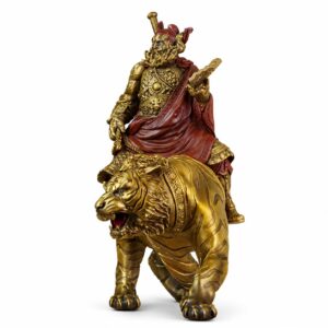 Zhong Kui Demon Queller Bronze Statue, approved main product view.