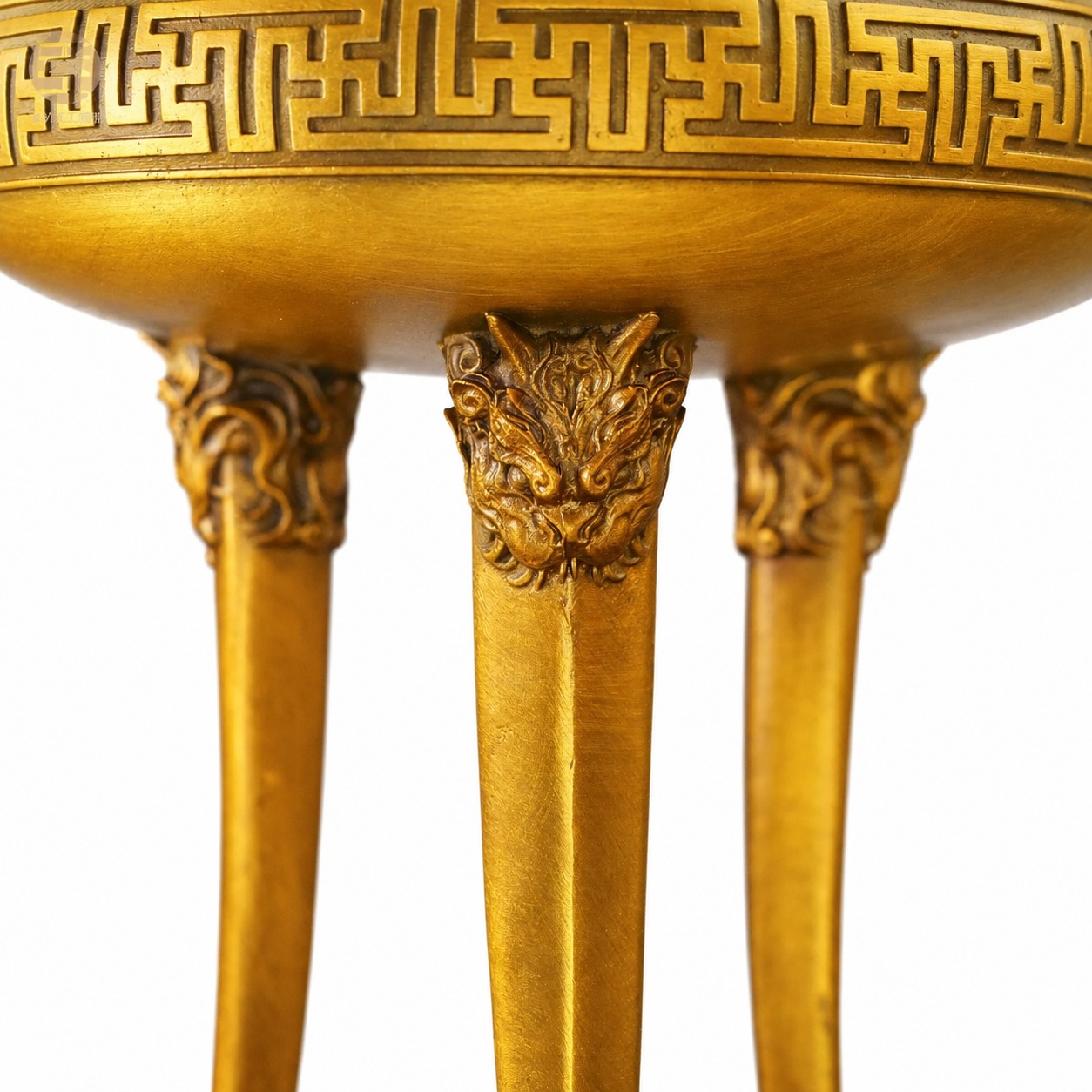Qilin Three Legged Copper Alloy Incense Burner, approved main product view.