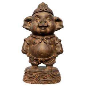 Zhu Bajie Wood Figurine, approved main product view.