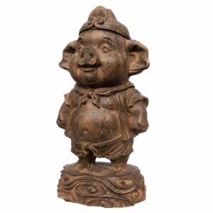 Zhu Bajie Wood Figurine, approved main product view.