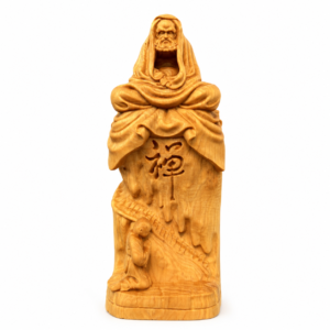 Bodhidharma Wood Figurine, approved main product view.