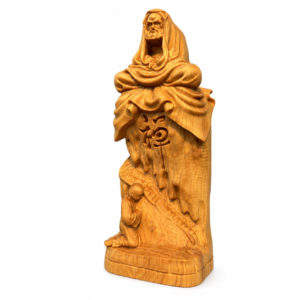 Bodhidharma Wood Figurine, approved main product view.