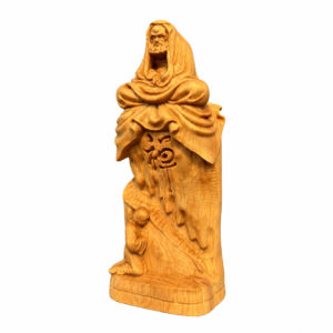 Bodhidharma Wood Figurine, approved main product view.