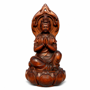 Guanyin Wood Statue, approved main product view.