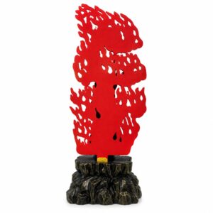 Approved product image of the Painted Fudo Myoo Wood Statue.