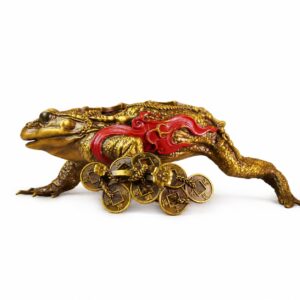 Money Toad Brass Incense Burner Beast Sculpture, approved main product view.
