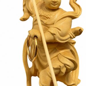 Approved product image of Nezha Wood Statue. Inspect the listed facts separately.