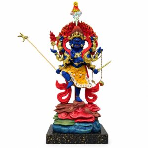 Uchusmha Vajra Wood Statue, approved main product view.