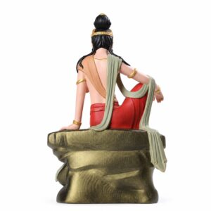 Painted Guan Yin Bodhisattva Wood Figurine, approved main product view.