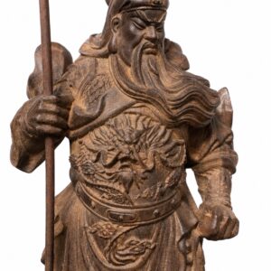 Guan Gong Wood Statue, approved main product view.