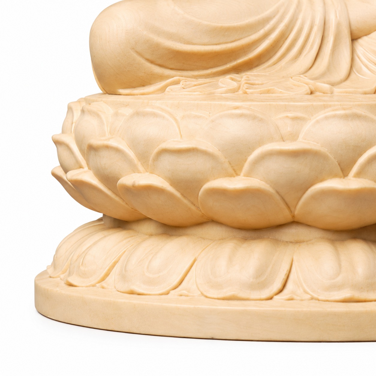 Vairocana Buddha Wood Statue, approved main product view.