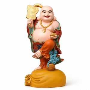 Buddha Wood Statue, approved main product view.