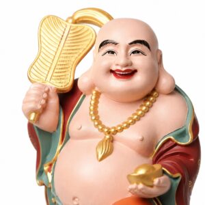 Buddha Wood Statue, approved main product view.