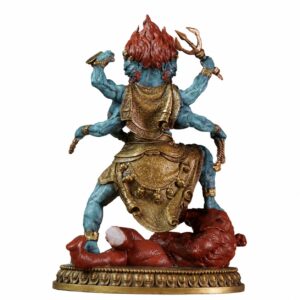 Six Armed Mahakala Brass Statue, approved main product view.