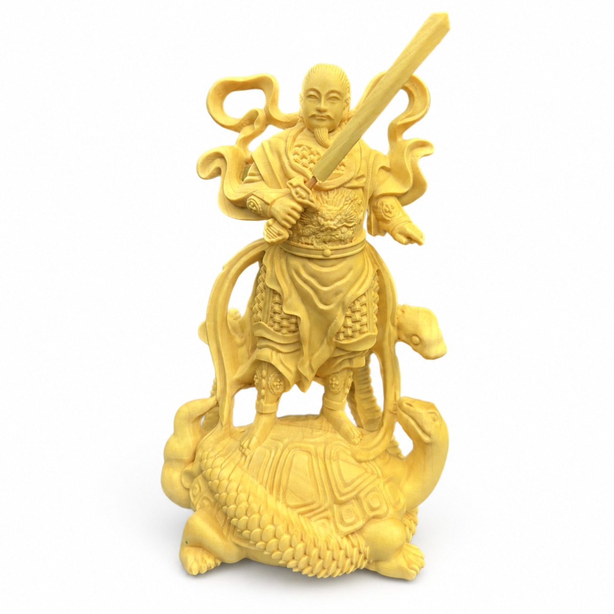 Xuantian Shangdi Zhenwu Wood Statue, approved main product view.