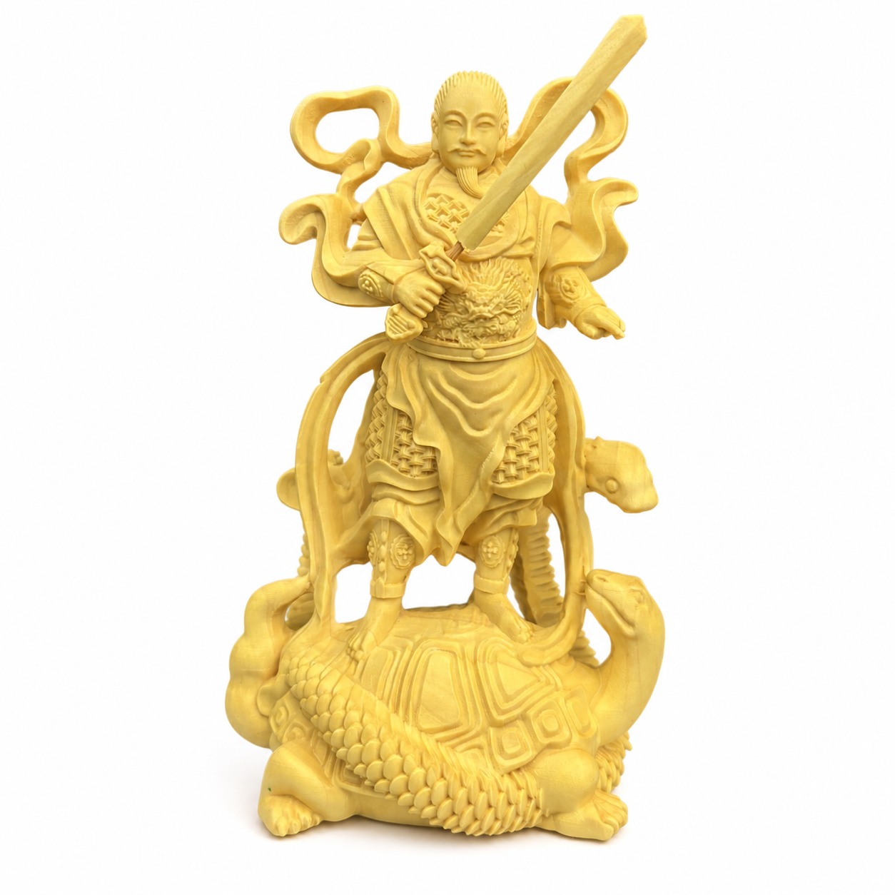 Xuantian Shangdi Zhenwu Wood Statue, approved main product view.