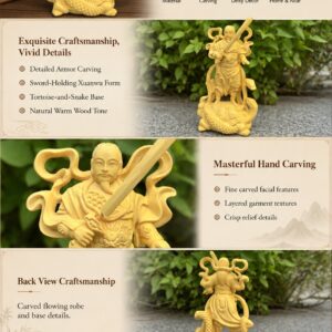 Xuantian Shangdi Zhenwu Wood Statue, approved main product view.