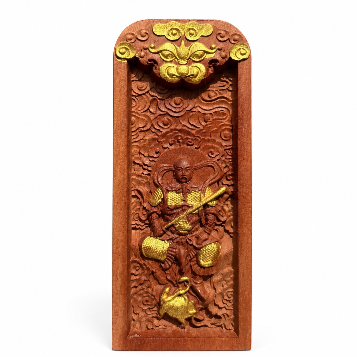 Wood Token Five Command Statue, approved main product view.