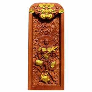 Wood Token Five Command Statue, approved main product view.