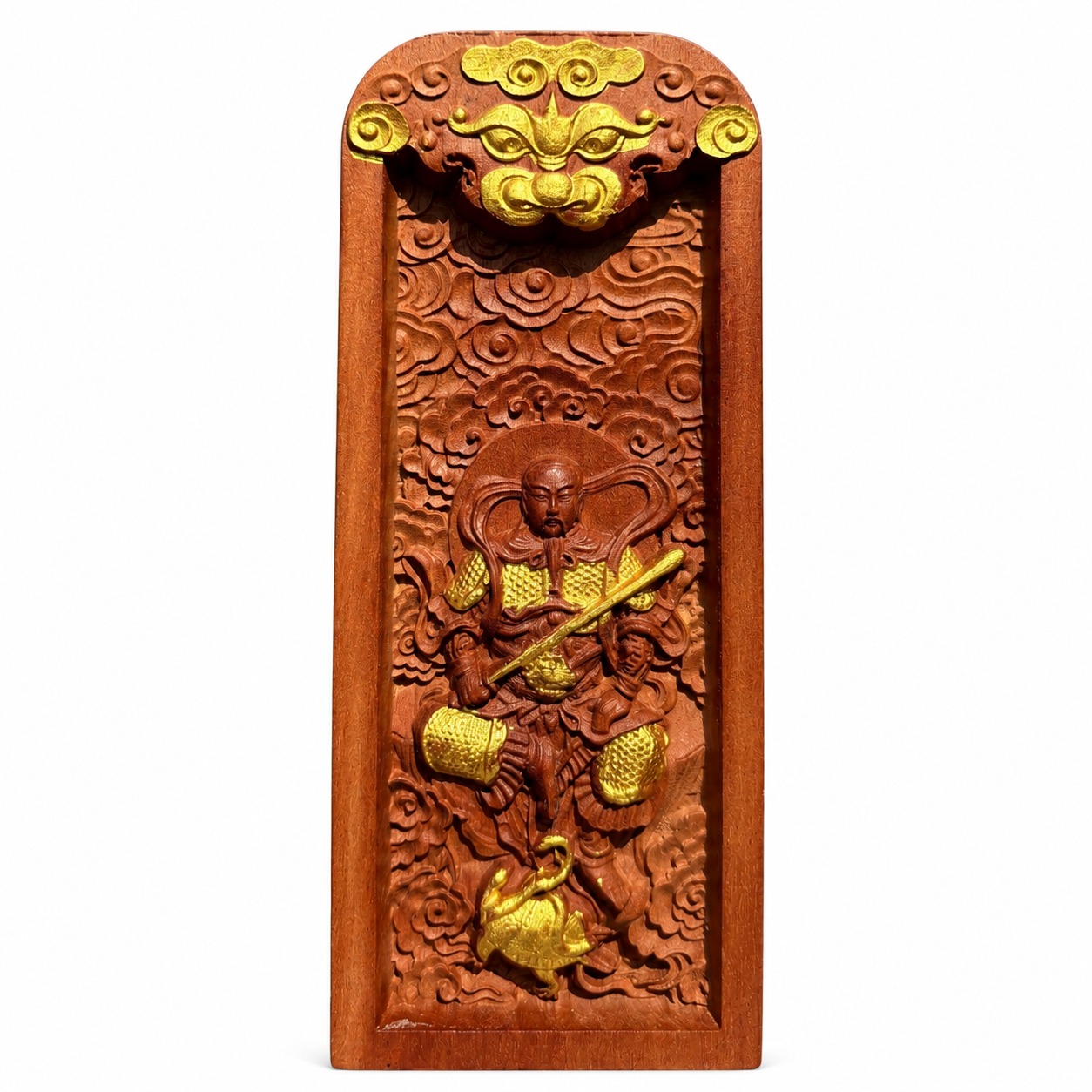Wood Token Five Command Statue, approved main product view.