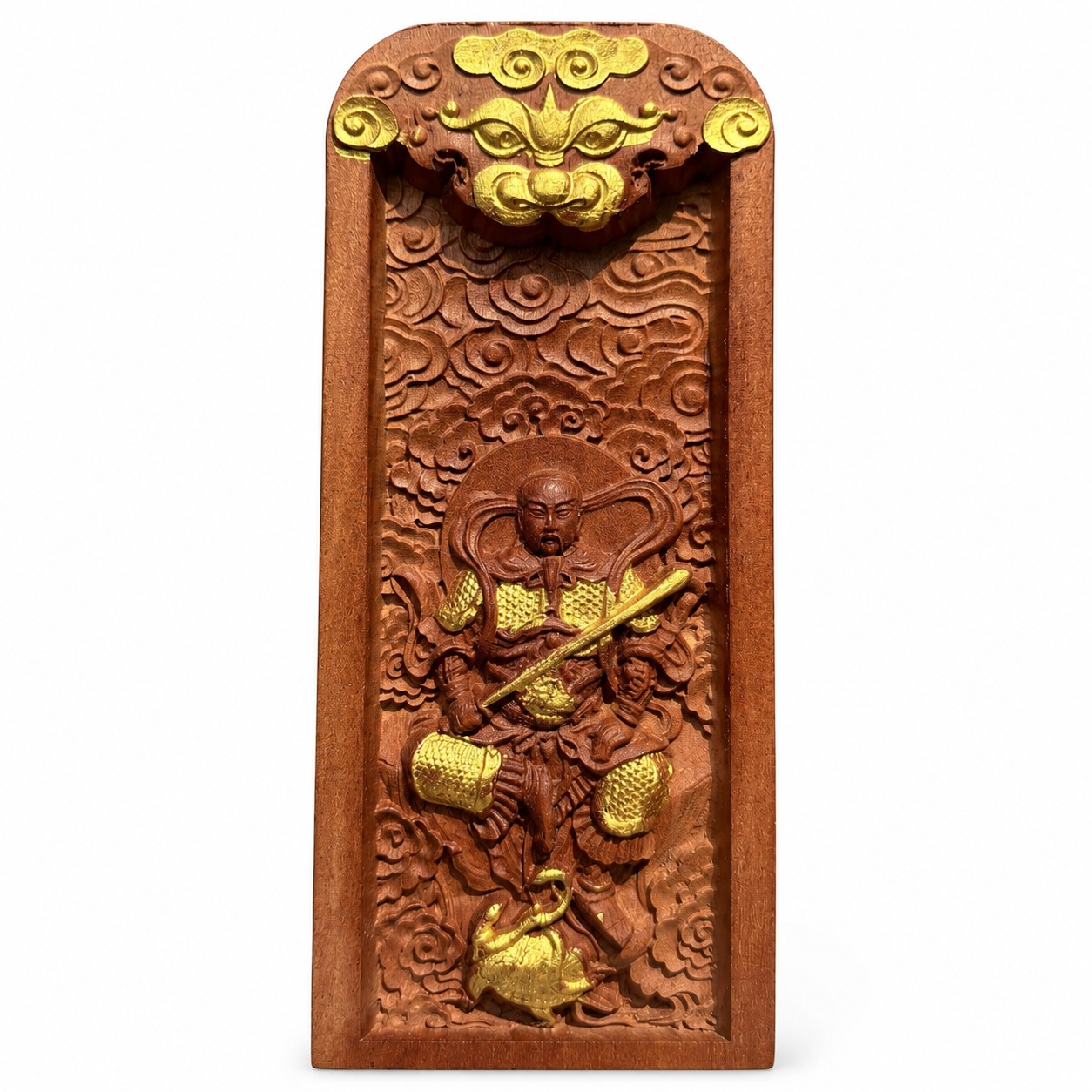 Wood Token Five Command Statue, approved main product view.