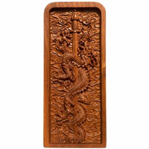Five Wood Token Ornament, approved main product view.