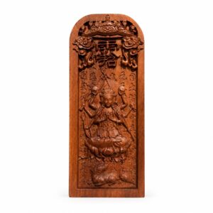 Doumu Yuanjun Wood Token Mother of the Northern Stars Figurine, approved main product view.