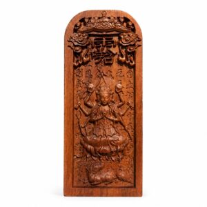 Doumu Yuanjun Wood Token Mother of the Northern Stars Figurine, approved main product view.