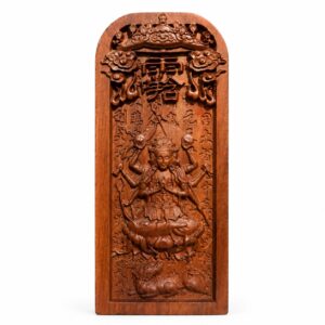 Doumu Yuanjun Wood Token Mother of the Northern Stars Figurine, approved main product view.