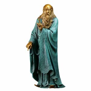 Laozi Bronze Statue, approved main product view.