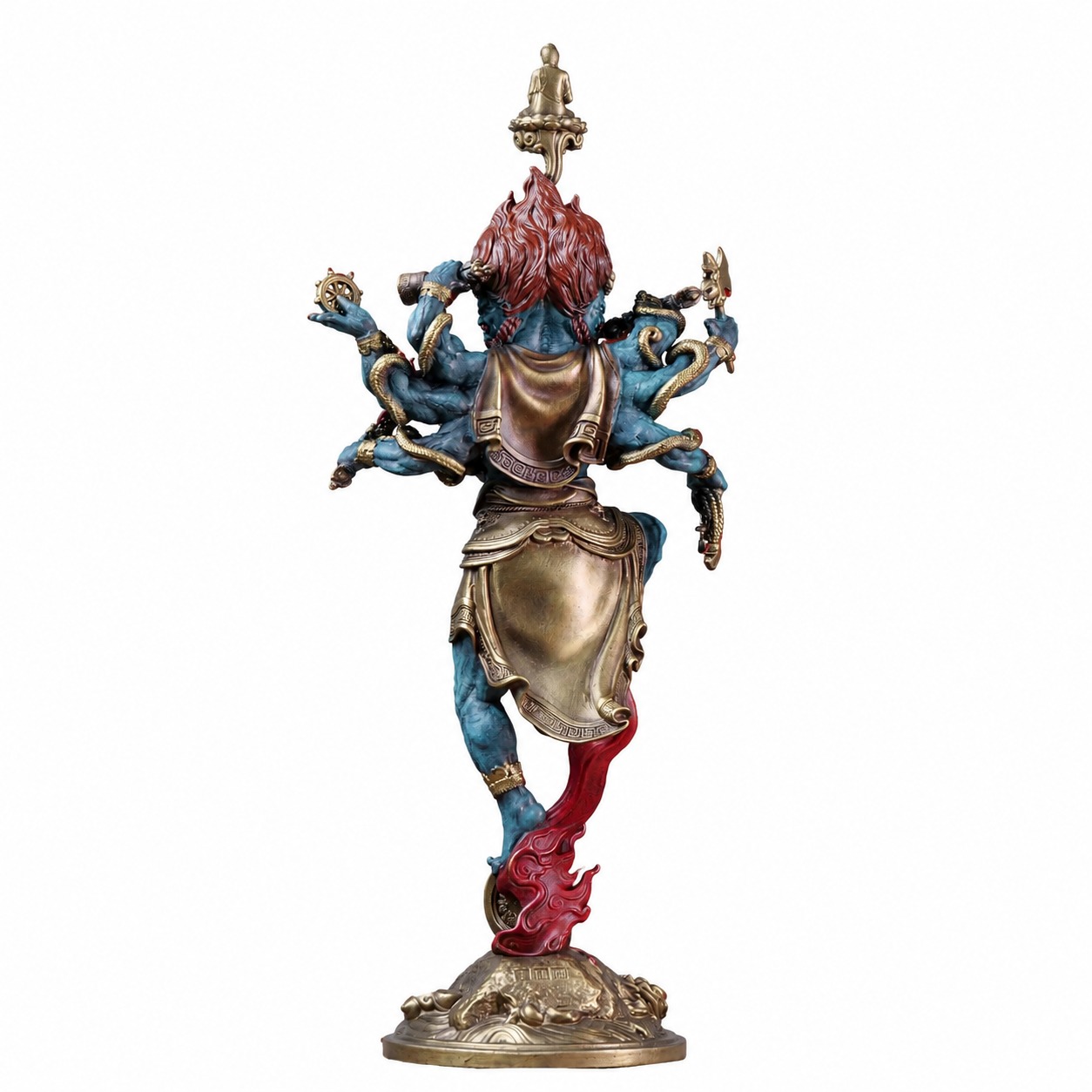 Ucchusma Vajrapani Brass Statue, approved main product view.