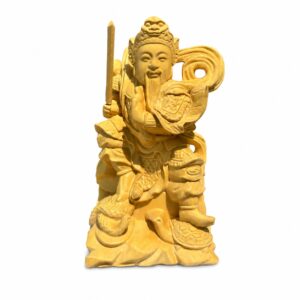 Zhenwu Emperor Wood Statue Ornament, approved main product view.