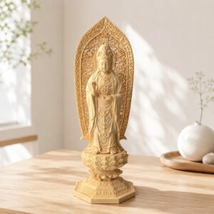 Nanhai Guanyin Wood Statue, approved hero product view.