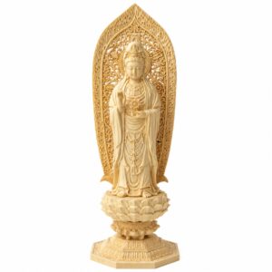 Nanhai Guanyin Wood Statue, approved main product view.