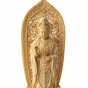 Nanhai Guanyin Wood Statue, approved main product view.