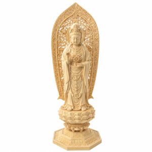 Nanhai Guanyin Wood Statue, approved main product view.