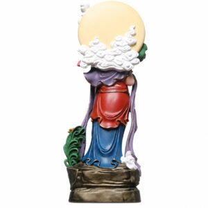Mahasthamaprapta Bodhisattva Wood Statue, approved main product view.